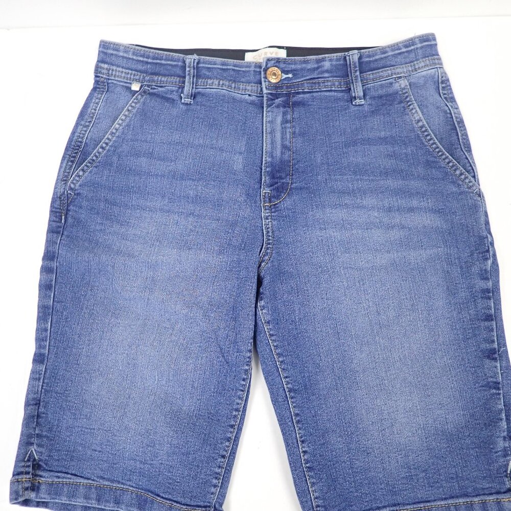 Curve appeal denim shorts